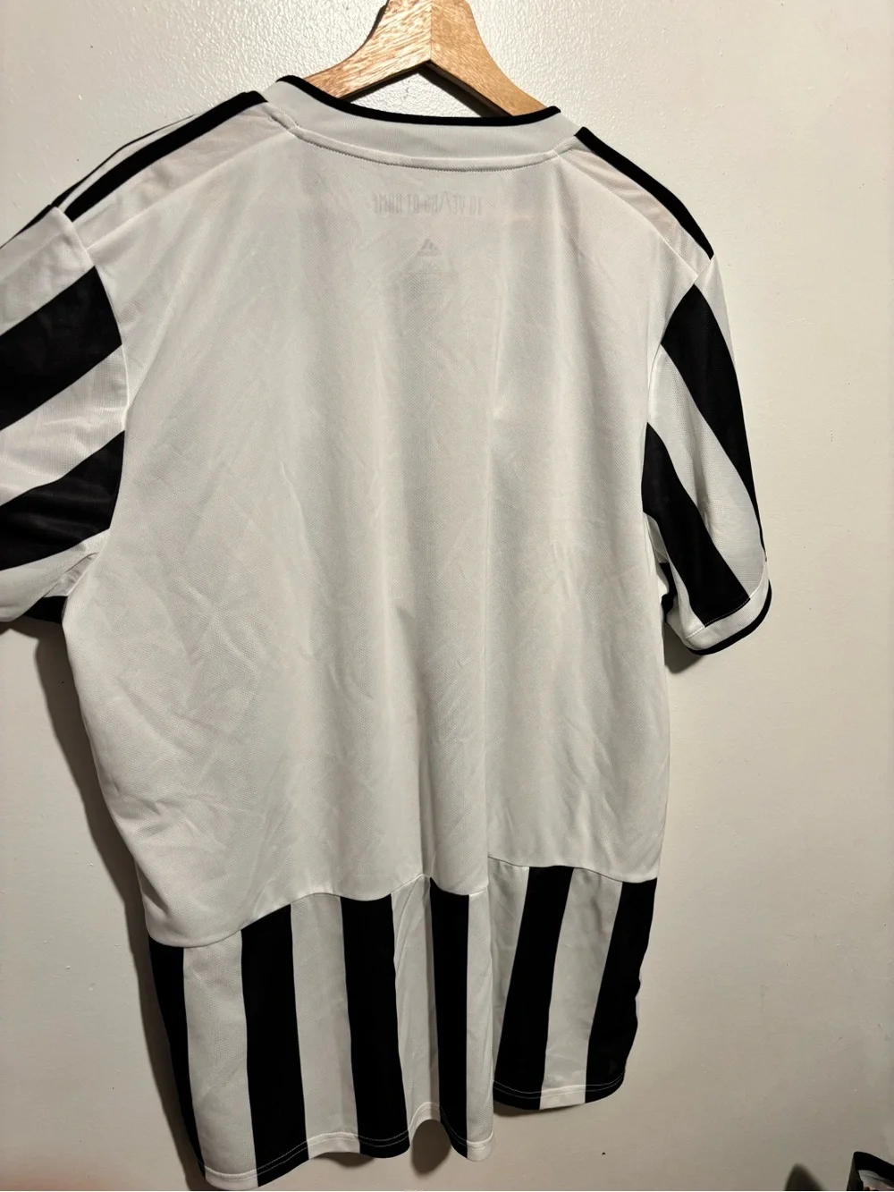 Adidas Juventus Men's Black & White Striped Jersey - Jeep 4x4